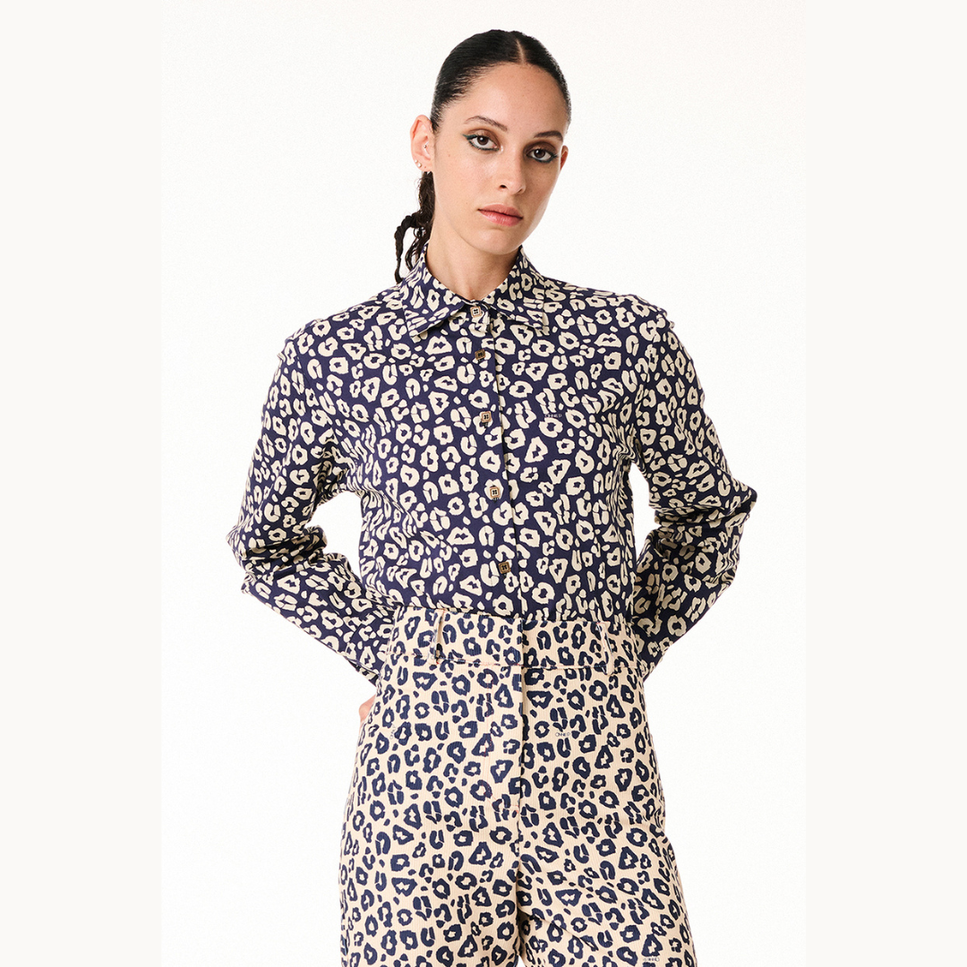 Serafina Shirt Ricamo Tiger