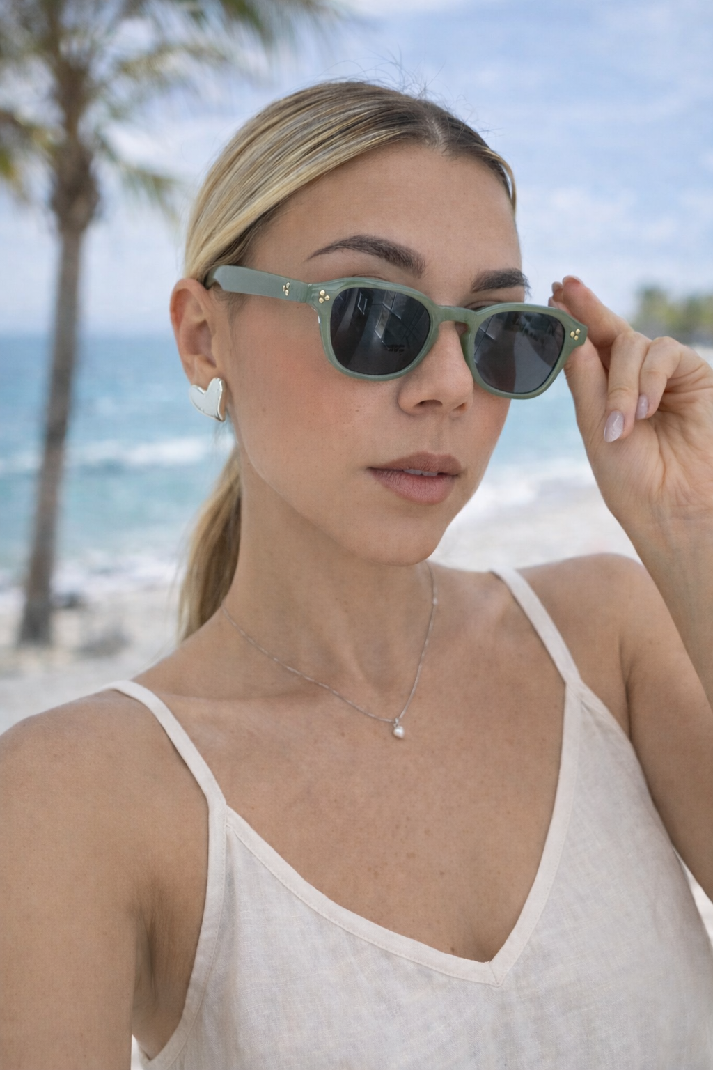 Nelly Mint Sunglasses
