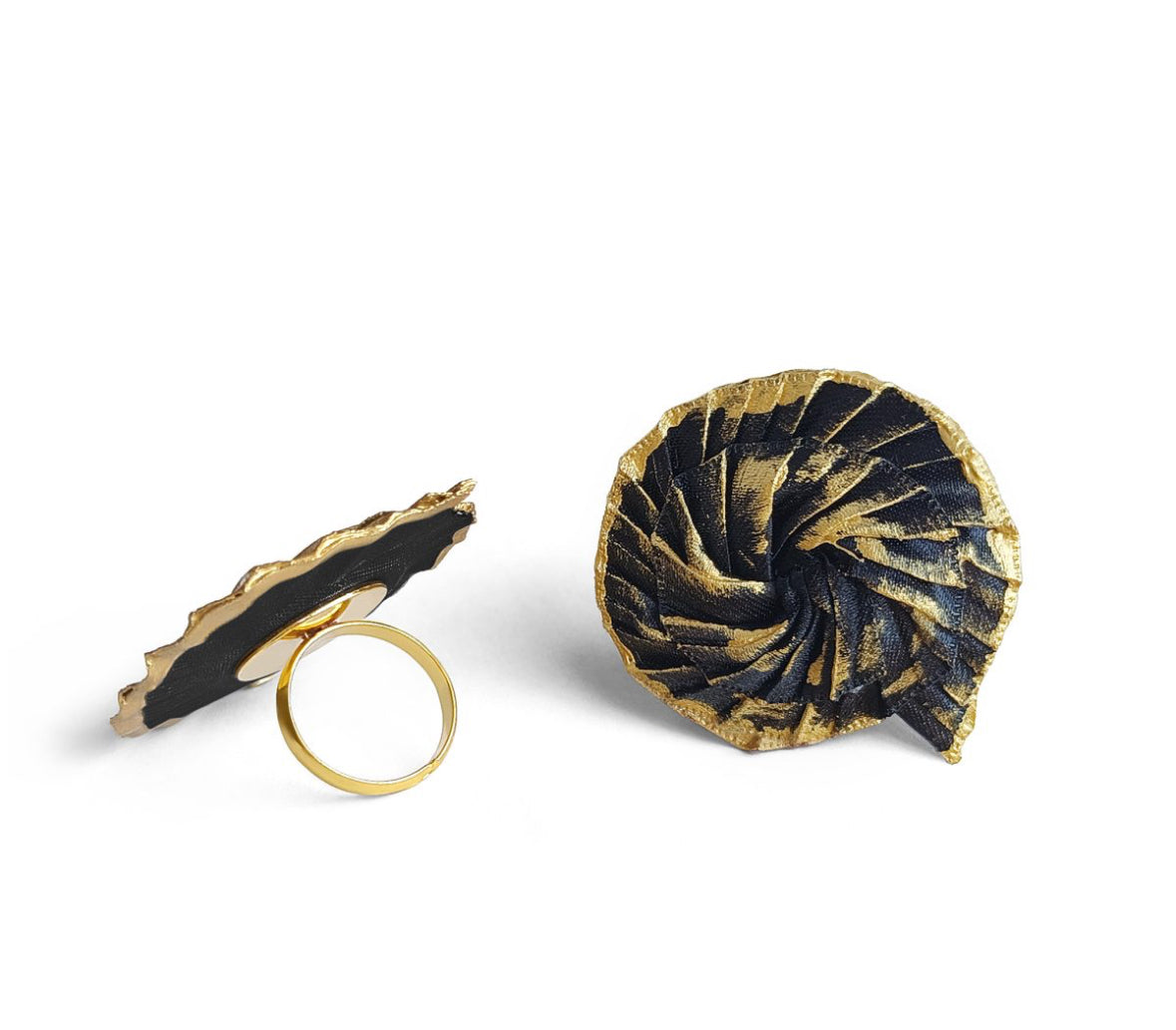Twist Pleated Ring