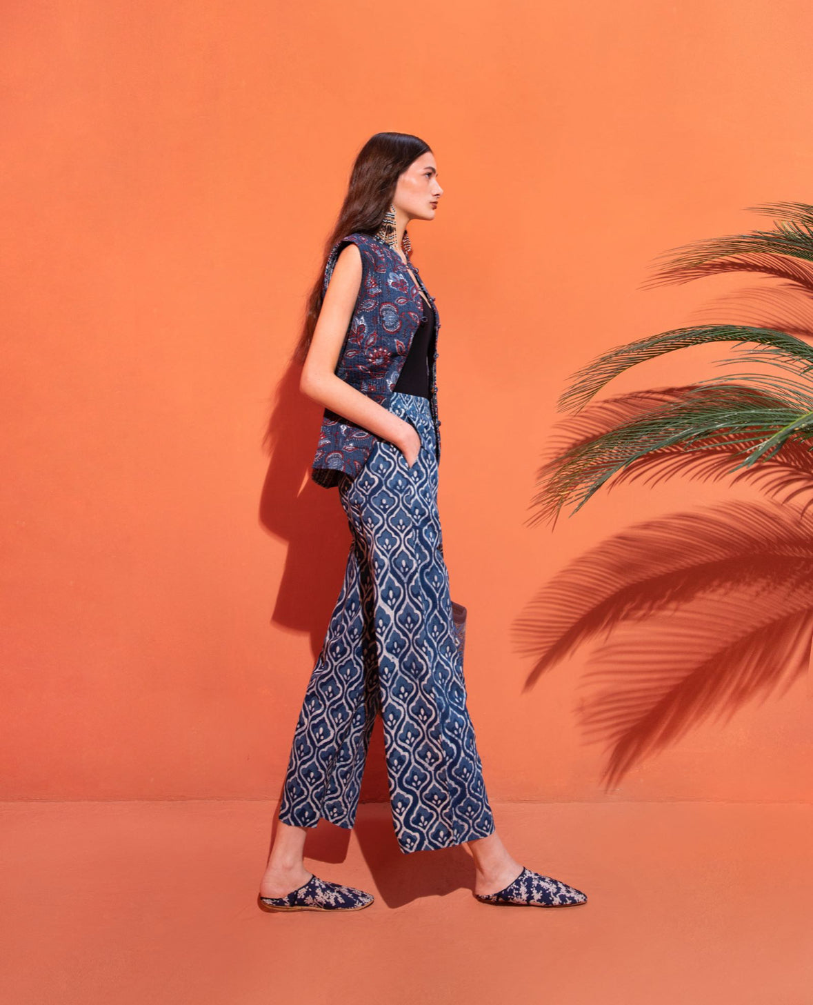 Pantaloni Boho Turquoise Hydra