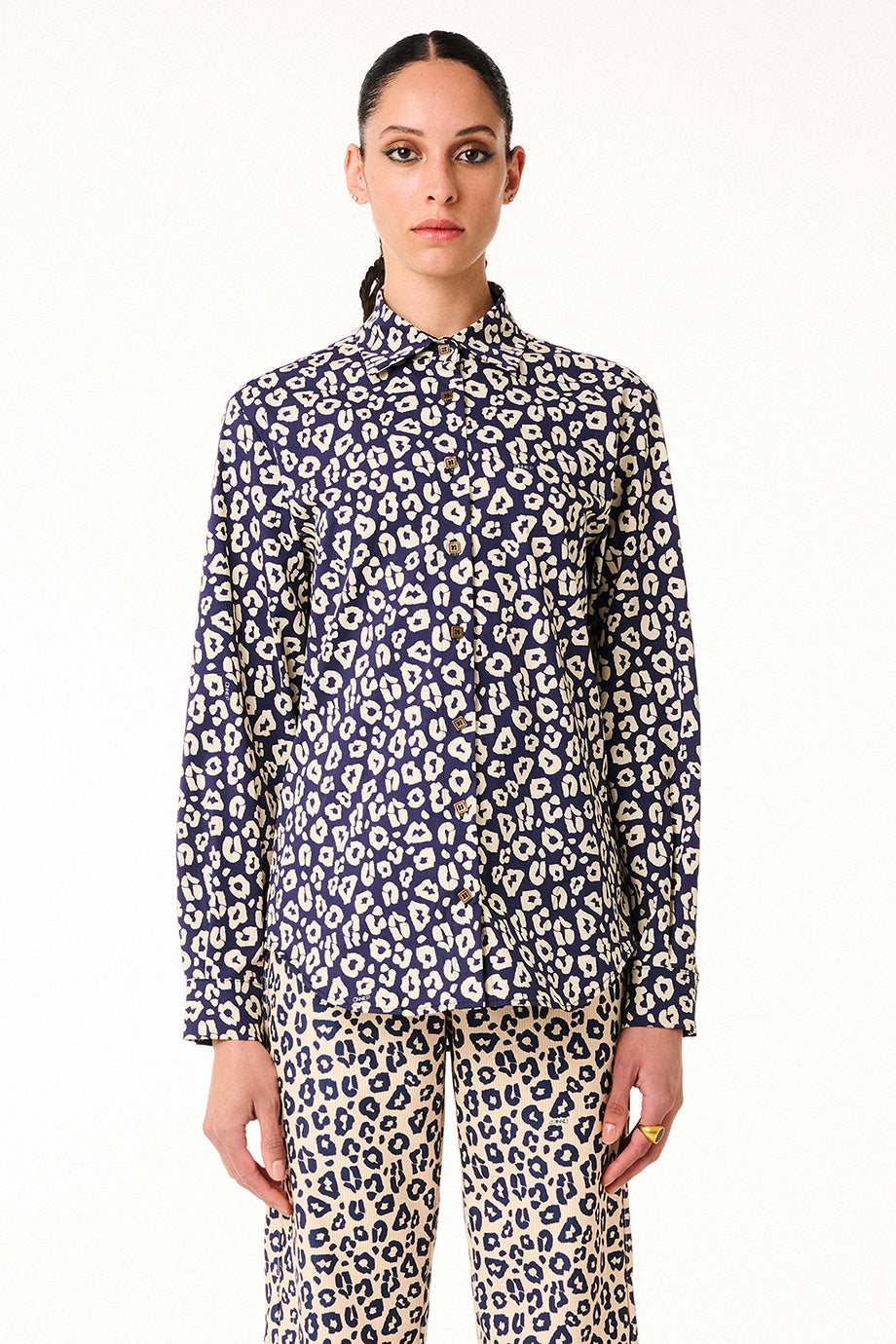 Serafina Shirt Ricamo Tiger