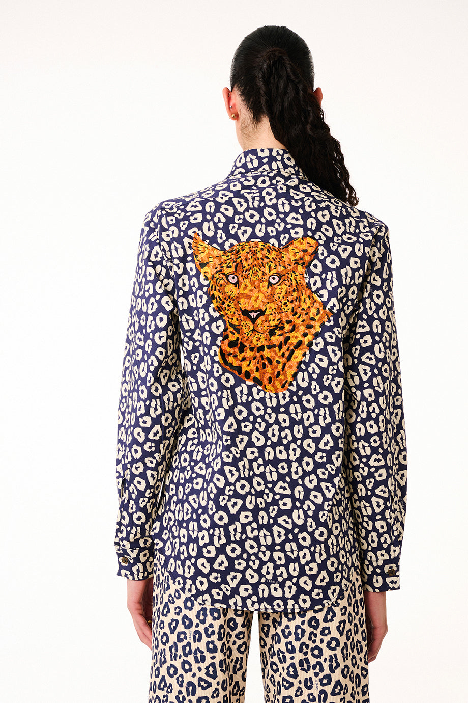 Serafina Shirt Ricamo Tiger