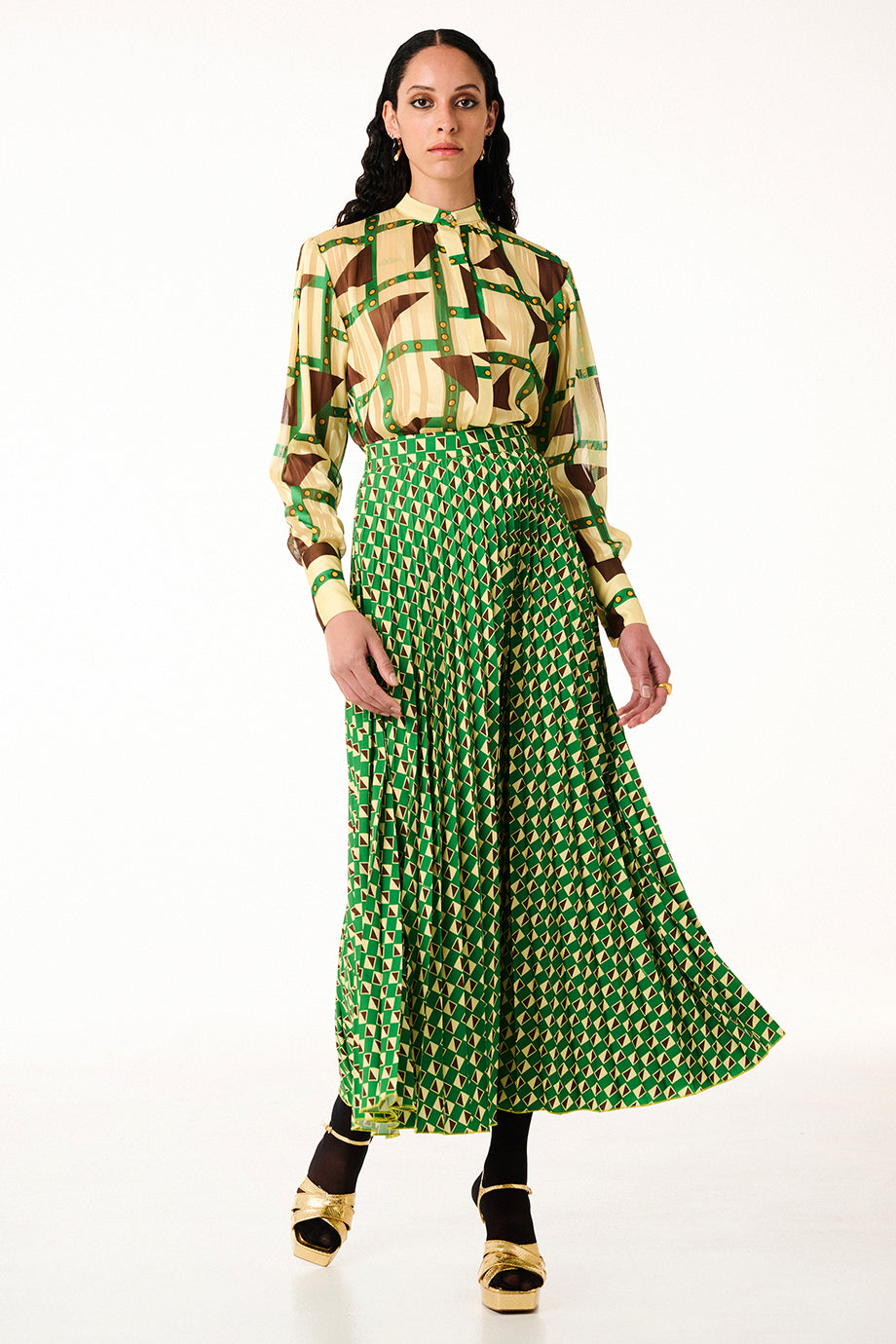 Pleated Skirt Zoom Out