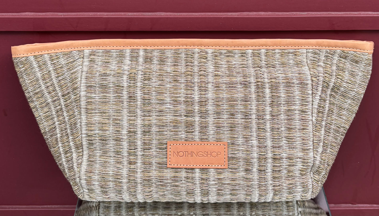 Clutch in Raffia Inrecciata