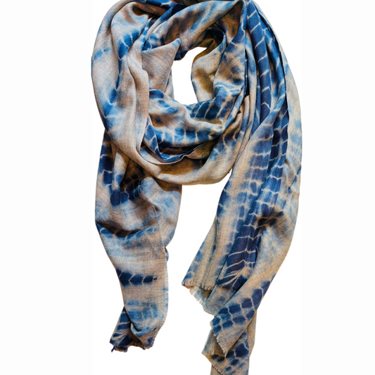 Sciarpa in Cashmere - Tie Dye