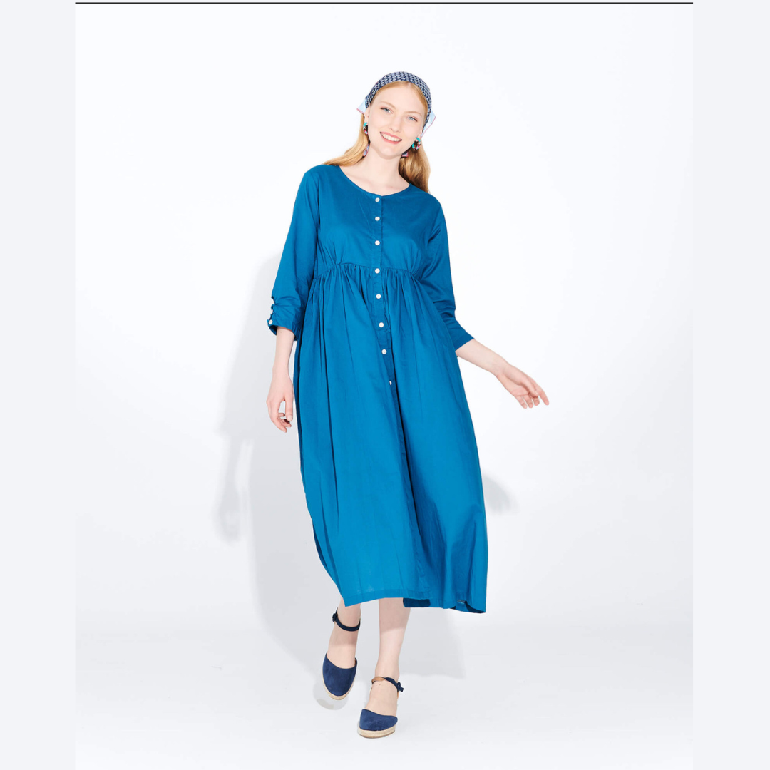 Abito Midi Turquoise Hydra