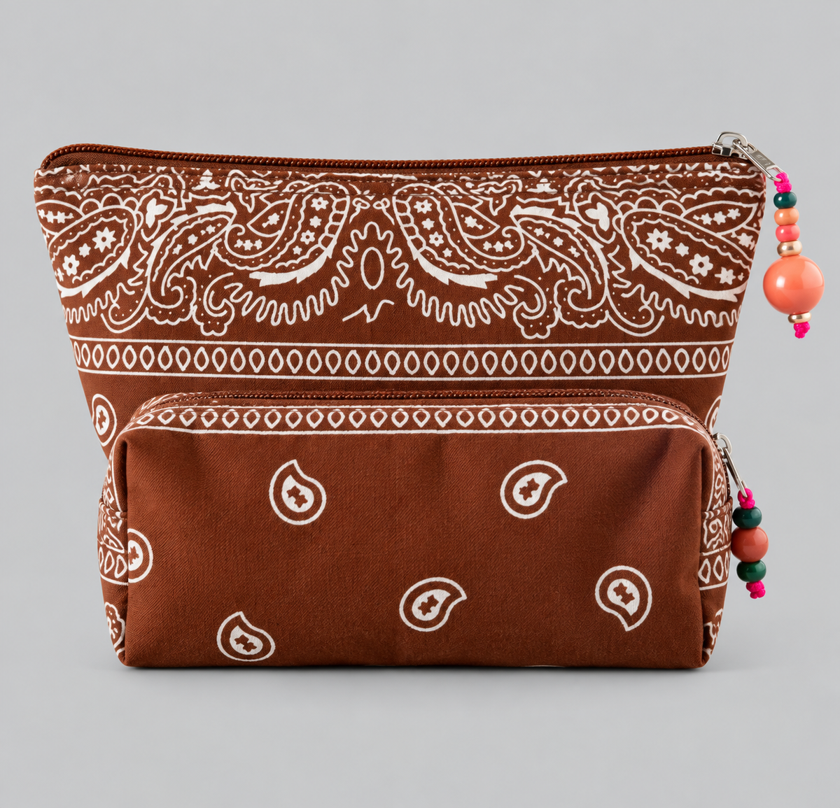 Bandana Beauty Case in Terracotta