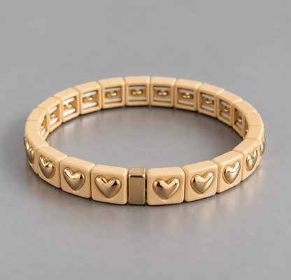 Heart Tile Bracelet