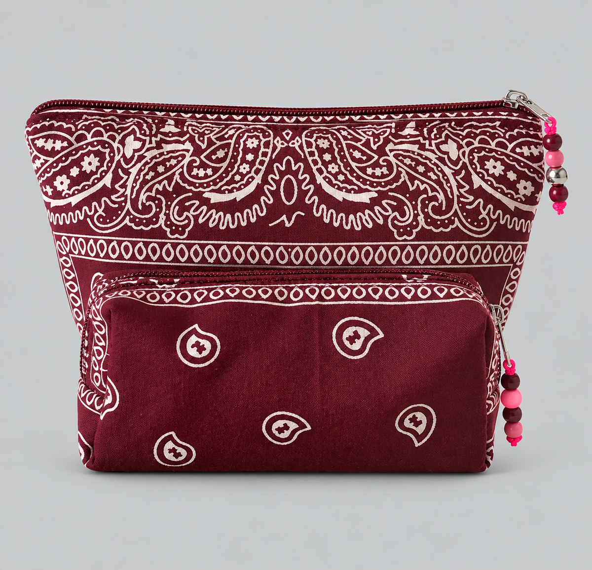 Bandana Beauty Case in Bordeaux