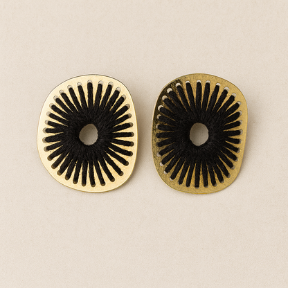 Midnight Sun Large Earrings