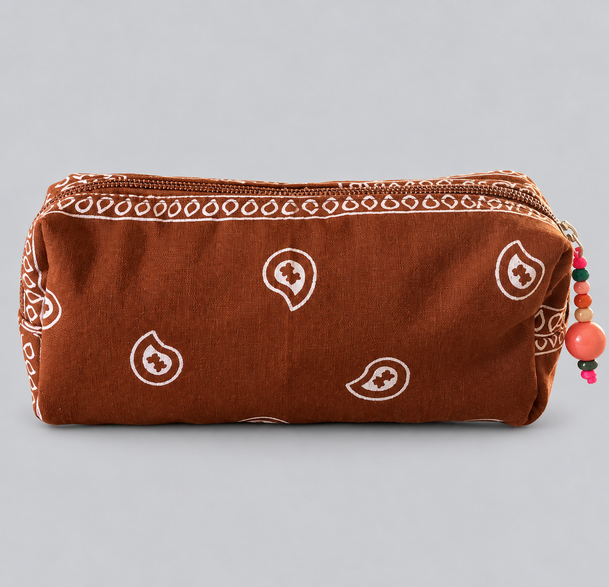 Bandana Beauty Case in Terracotta