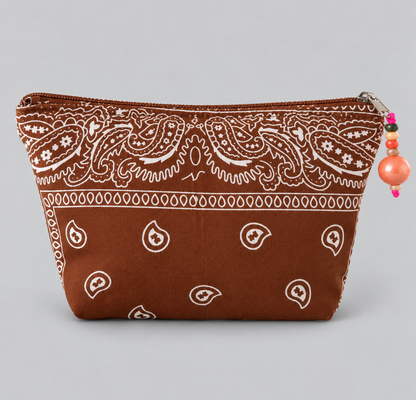 Bandana Beauty Case in Terracotta