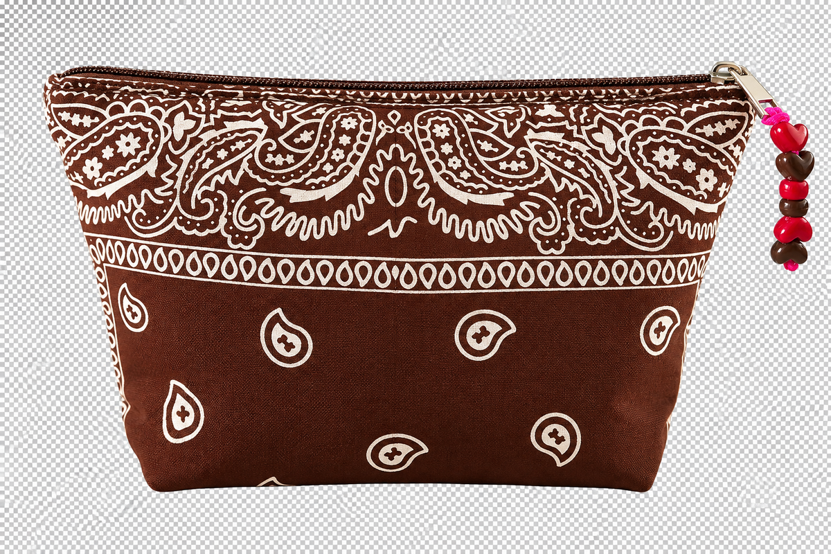 Bandana Beauty Case in Brown