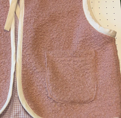 Gilet Reversibile in Lana Bouclè