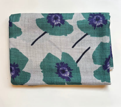 Sciarpa In Cashmere - Floral Print
