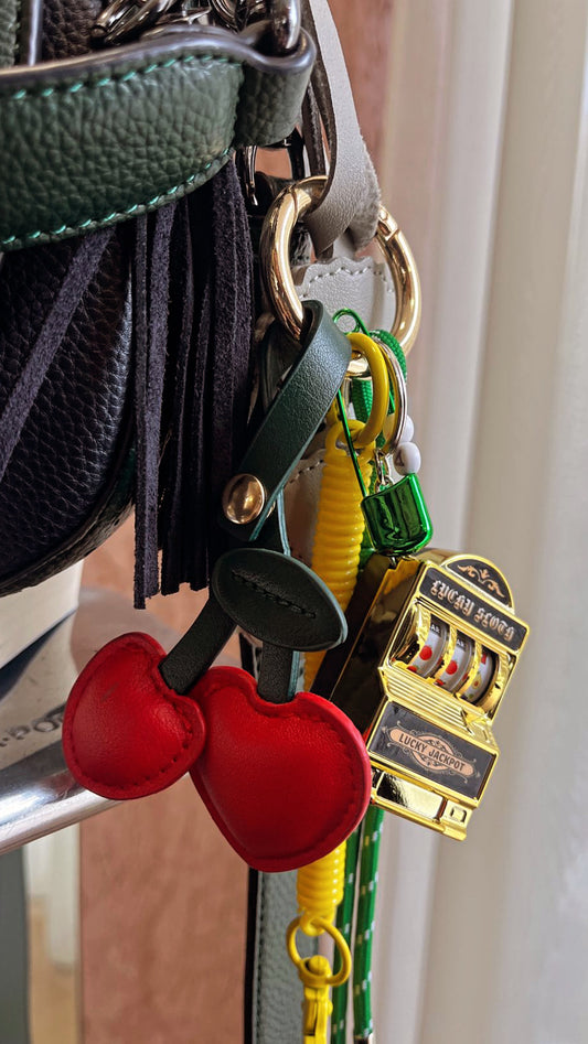 Cherry Slots Bag Charm