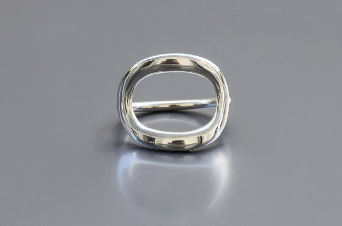 BLOTS Loop Small Oval in Argento