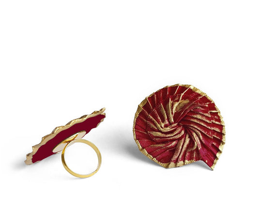 Twist Pleated Ring
