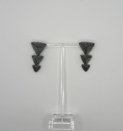 Orecchini Triangolo in Perline
