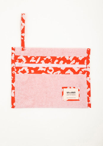 Red Leopard Pouch Sun of a Beach